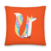 Glitter Fox Pillow